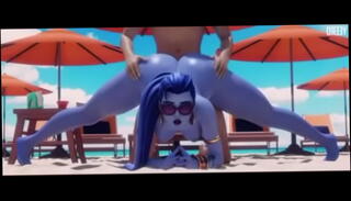 Video 1126664115: big ass hentai, big tits hentai, widowmaker hentai, fucking widowmaker, beach fuck