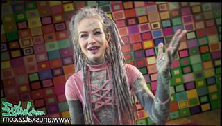 Video 1283634303: skinny model, fetish model, dirty model, tattooed model