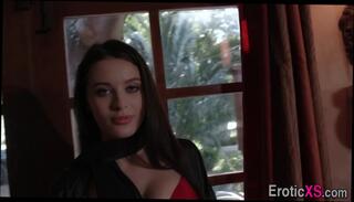 Watch the video about Busty babe deep throats