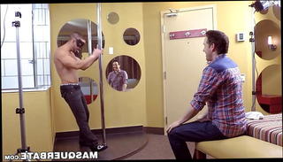 Video 1225396701: strips naked strokes, dude strips, homosexual cock, strips jacks, gay jack, fat cock stroking, masked dude, muscular dude