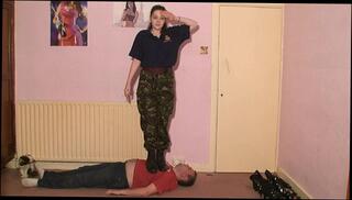 Video 1625894073: british amateur girl, girl trample, military girl, girls face
