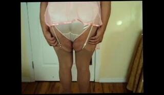Video 214439801: gay crossdresser, amateur crossdresser, bikini panties