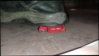 Video 1621193453: feet solo, amateur solo male, feet trample, feet crush, boots feet, car model