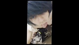 Video 1656437693: boy sucking bbc, solo gay amateur, solo blow job, amateur solo male, goth solo, little bbc