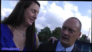 Watch the video about Tall uniformed milf fingerfucked