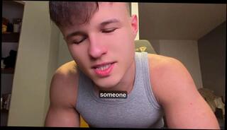 Video 1662735053: twink solo gay, solo amateur twink, gay twink male, model talks