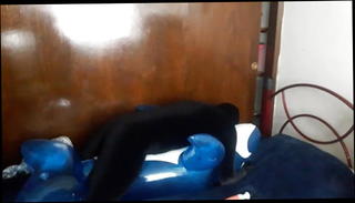 Video 1180352501: inflatable humping, bitch moans, gay moaning, vibrator time