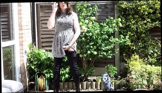 Video 182518001: sexy crossdresser masturbation, amateur crossdresser, gay crossdresser, crossdresser boots, crossdresser outdoor, thighs masturbation, amateur masturbation hd