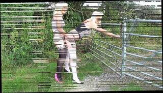 Video 353883701: transvestite shemale fucks, shemale fucking two, one shemale fucked, shemale fucking outdoors, transvestite stockings