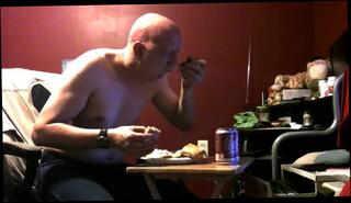 Video 799148303: fetish solo, amateur webcam solo, male solo webcam, eating fetish, belly fetish, amateur stuffed