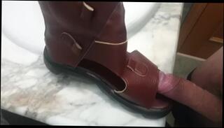 Video 1606667343: male feet fetish, fetish big feet, feet solo, big dick solo male, amateur solo male, shoejob