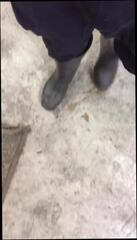 Video 298582601: gay man feet, nylon boots, nylon socks