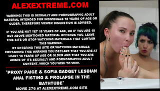 Video 1621587805: proxy paige, sofia gadget, prolapse lesbians, anal fisting prolapse, lesbian blonde fisting, pierced lesbian