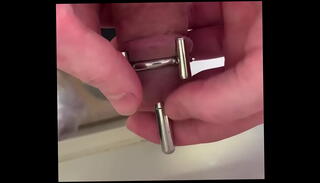 Video 1123880615: sissy slave, gay sissy, cage, urethral