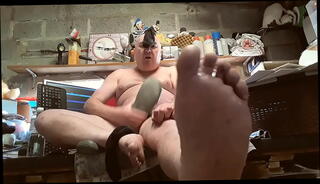 Video 1592146365: male feet foot, chubby foot, chubby masturbation, large chubby, chubby bear, masturbation exhibition, exhib masturbation