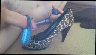 Video 203461501: shoejob cum, shoejob cumshot, high heels shoejob, male sex toy cum, gay man cum, gay shoe