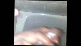 Video 263352735: bbc cum bukkake, bbc jerk cum, dick jerking, shower jerk