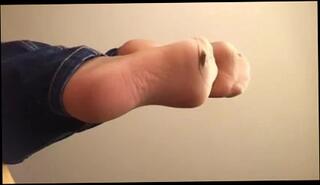 Video 70900001: nylon stockings foot fetish, amateur foot fetish, nylon foot soles, gf nylon, straight foot
