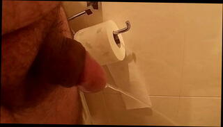 Watch the video about Uncut dick pissing