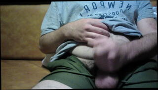 Video 1446615045: solo boy wanking, fat cock big balls, cock ball play, horny fat cock