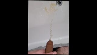 Video 1623265693: pissing peeing fetish, solo pee fetish, ftm pissing, solo male piss, pov ftm, solo amateur trans, bathtub piss, pissing bathroom