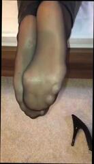 Video 383392501: nylon pantyhose foot, nylon pantyhose fetish, nylon feet licking, nylon foot soles, nylon creampie, foot fetish hd, straight foot, nylon spandex, long nylon