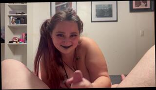 Watch the video about Smoking Hot BBW Edges Guy To The MAX While Massaging Prostate