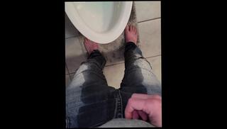 Video 1587482563: pissing peeing fetish, solo pee fetish, amateur piss fetish, pee desperation pissing, pissing peeing wetting, piss play pee, male pov pee, pee underwear, pov panty fetish, pov skinny, male pissing pants, toilet pov, jean pov, soaked jeans
