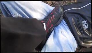 Video 351216501: spanks slave bdsm, gay bdsm slave, slave humiliation, hunk slave, slave outdoor, pissing, licking