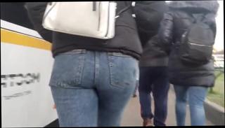 Video 782621704: nice jeans ass, nice round ass