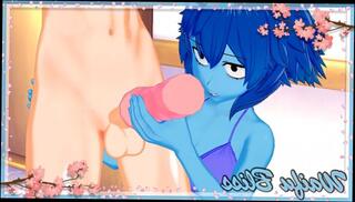 Watch the video about Lapis Lazuli sucking dick and using a toy. Cums in her mouth.