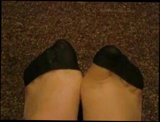 Video 90239001: shemale feet, feet porn, stocking feet