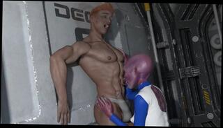 Video 1603513653: cartoon alien, amateur gay jock, muscle jock hunk, military jock
