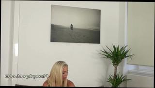 Watch the video about Beautiful blonde gets creampie on casting