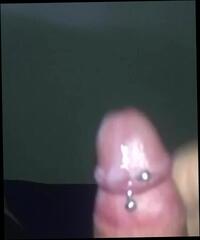Video 362570701: gay masturbation cumshot, stroking pierced cock, cumshot slow, big cumshot