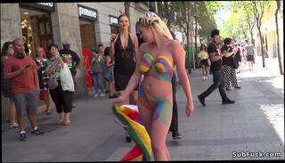 Video 772249304: sienna day, mistress fisting slave, huge tits blonde mistress, master mistress, slave disgraced, public slave, tits street