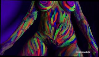 Watch the video about Mind Melt Love Spell - Black Light Neon Body Paint - Mesmerize - Mantras