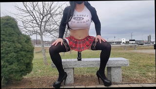 Video 1132527075: sissy bbc dildo, bbc sissy slut, shemale sissy bbc, black bbc dildo, public sissy slut, exposed sissy