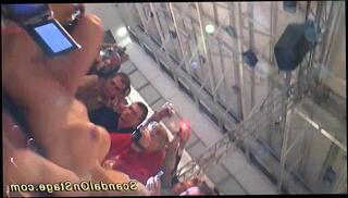 Watch the video about Squirting on public stage