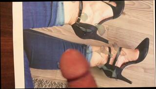 Video 342441701: wife feet cum, heels cum feet, feet jeans, man gay, gay hd