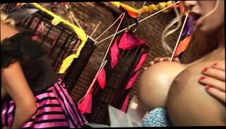 Watch the video about Glasses slut with huge boobs