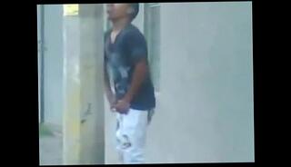 Video 144548485: caught pissing, solo boy, caught outside
