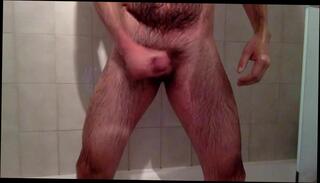 Video 304589901: cock cum shower, gay cum showers, shaved cock cumming, gay man cum