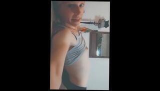 Video 1574228243: mtf solo, fetish sissy, small tits puffy nipples, tranny solo trans, solo tranny amateur, red head solo, trans girl, tits behind