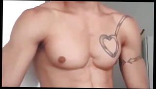 Watch the video about Hot latin boy jerking