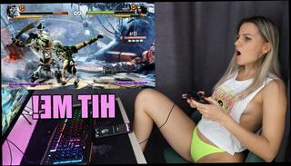 Watch the video about Let's play the game until orgasm - Hot letsplayer cums from remote controled vibrator