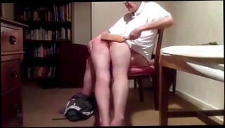 Video 905759001: master spanks, couple spanking, gay master, knee spanking, spanked hard