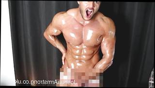Video 394895001: oil wank, oiled hunk, oil porn, oiled gay, oiled muscle, oil hd, fetish, muscular hunk wanking