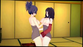 Watch the video about [Naruto]Kurenai x Anko(3d hentai)