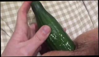 Video 380056901: gay anal play, gay man anal, anal cucumber play